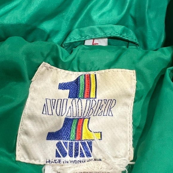 Vintage 1980s Number #1 Ski Skiing Snowboarding Women's Zip Up Jacket - Picture 10 of 10